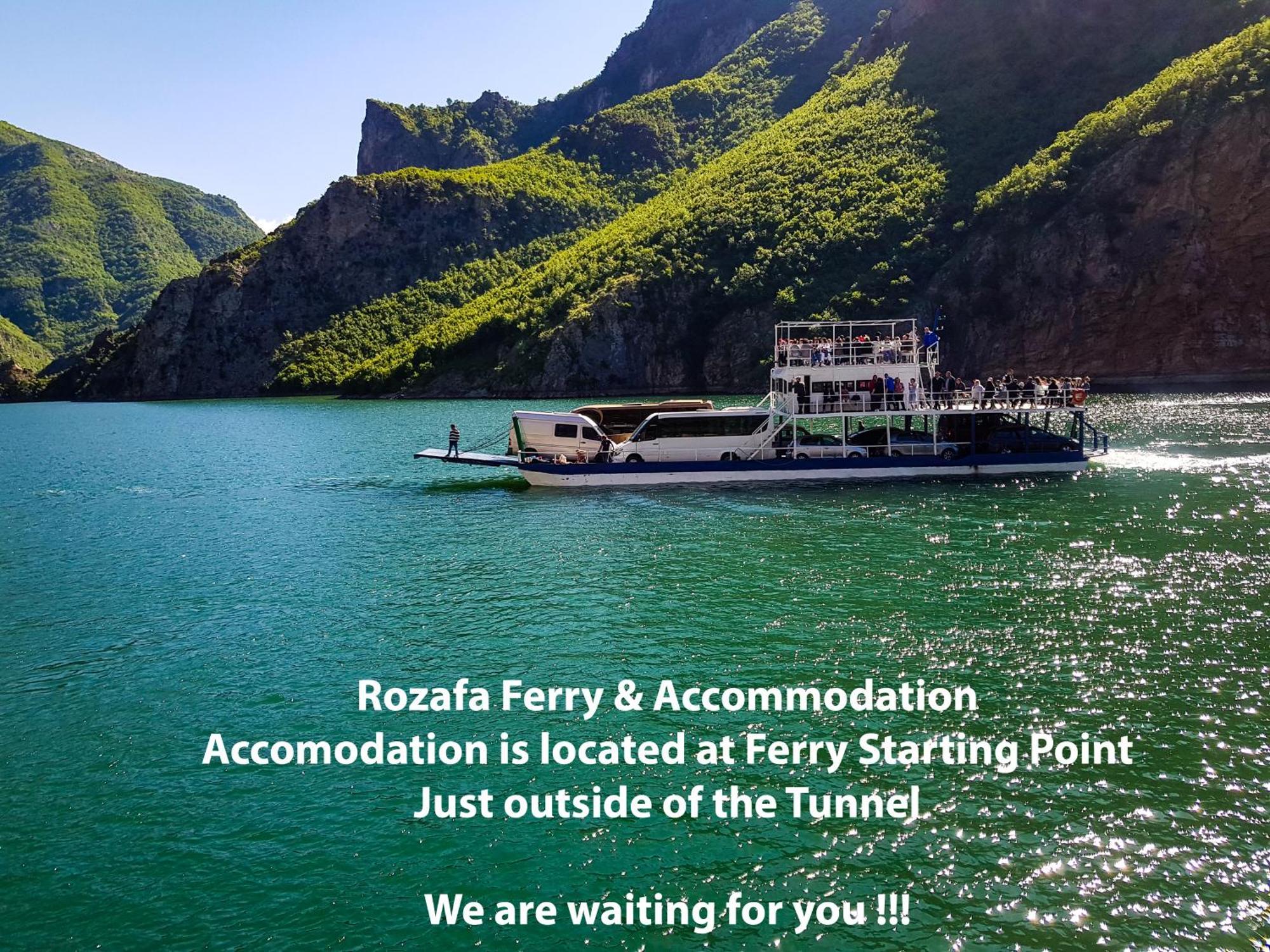 Rozafa Ferry & Accommodation Koman Exteriér fotografie